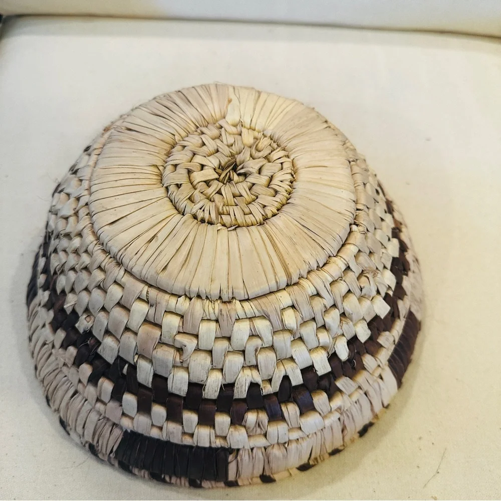 NEW Namwala Palm Leaf Basket. Artisan Zambian Basket. Bought in Zambia 2025